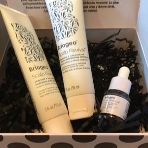 3 pc Briogeo - Scalp scrub shampoo; scalp mask; 5 ml scalp treatment w Charcoal